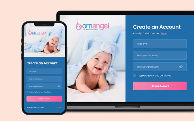 New Born Angel Facebook page
